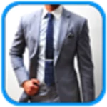 men suits photo maker android application logo